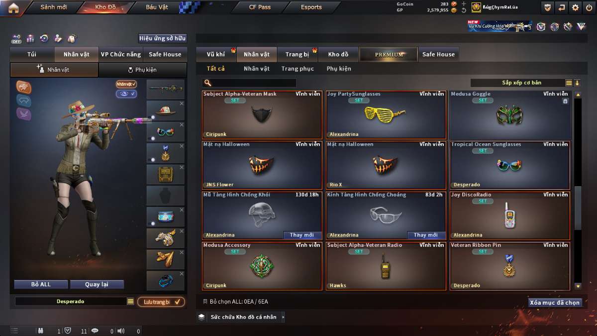 shop acc cf uy tin gia re